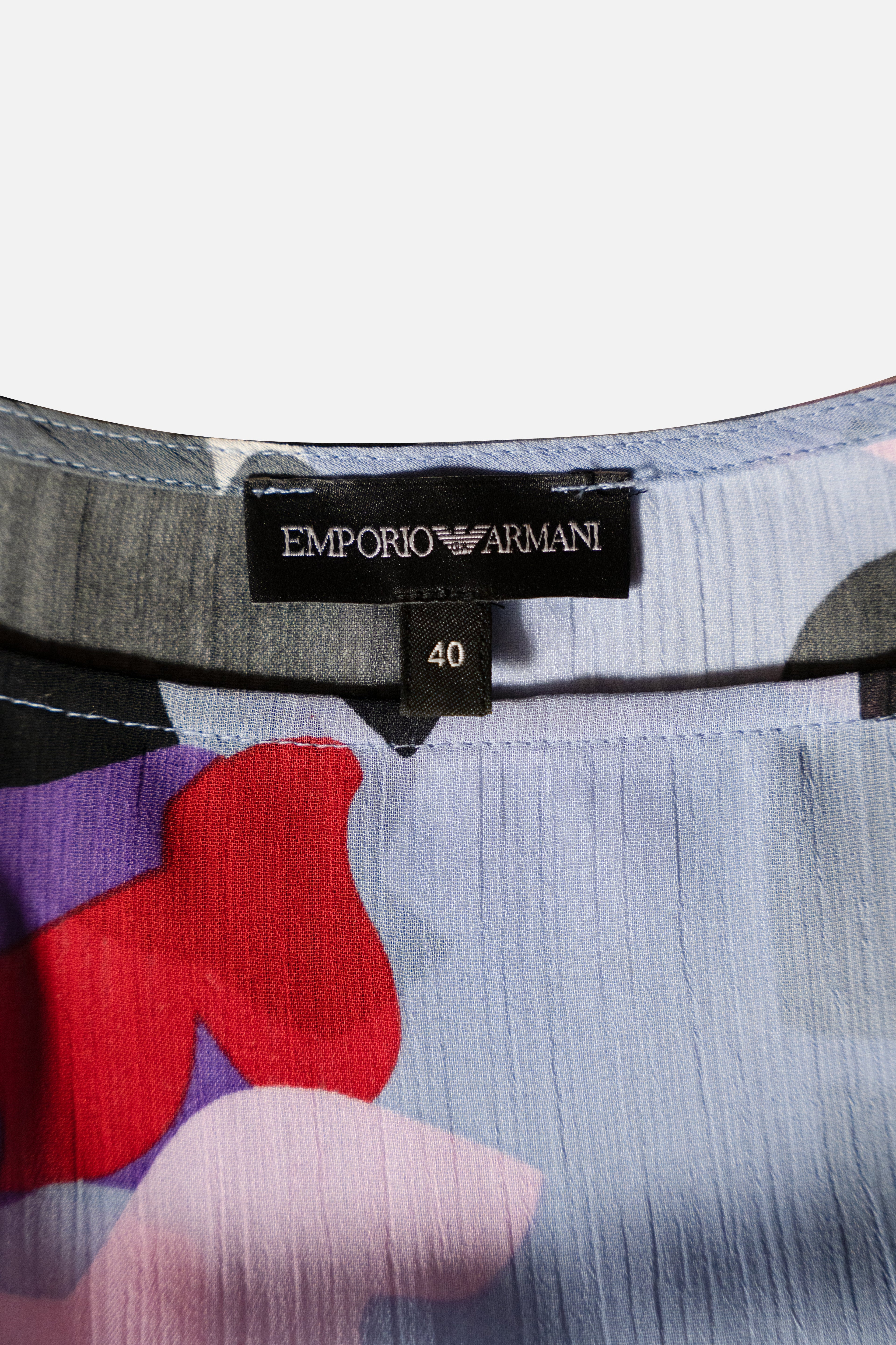 Emporio Armani Colorful Maxi Dress