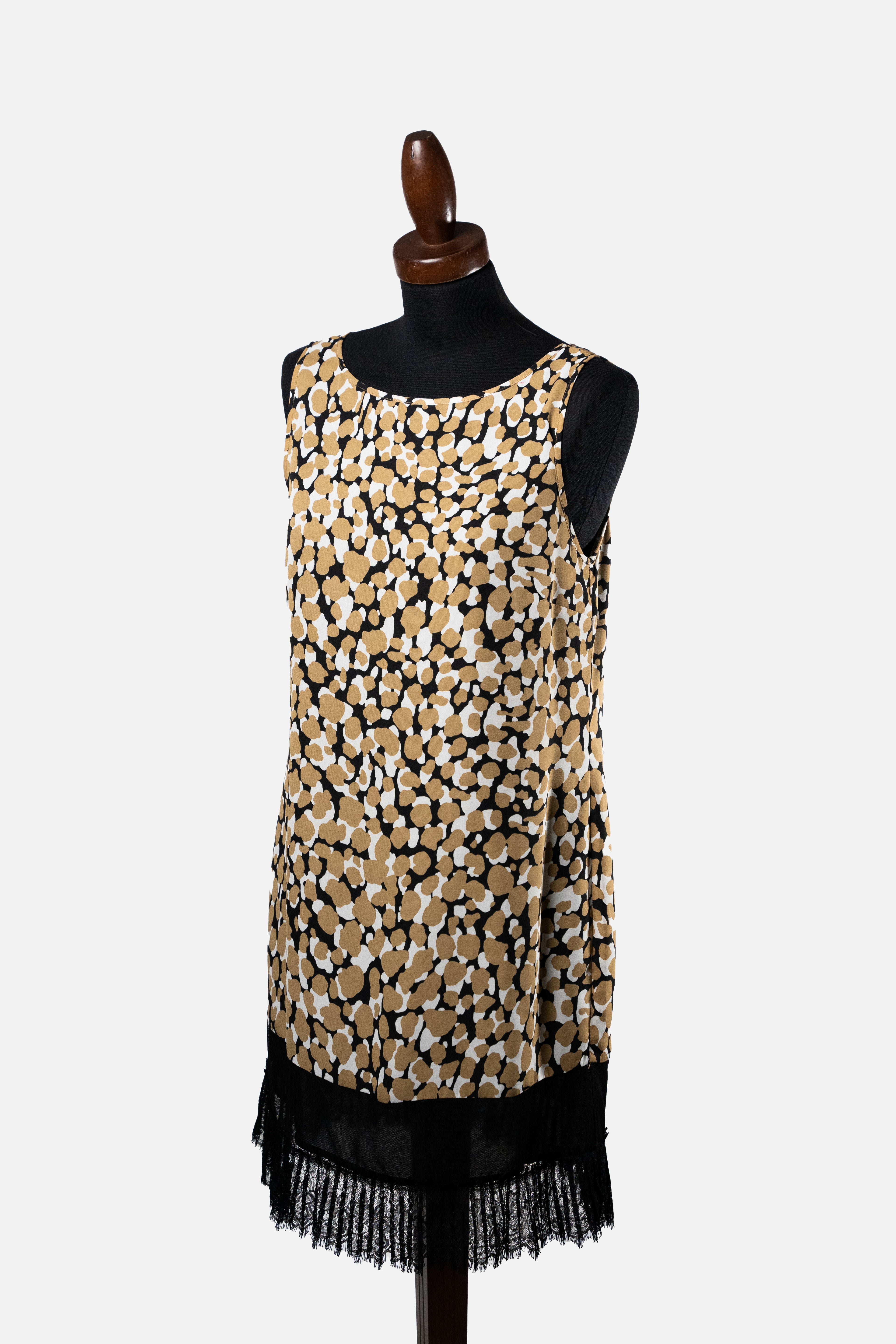 Patrizia Pepe Sleeveless Animal Print Dress