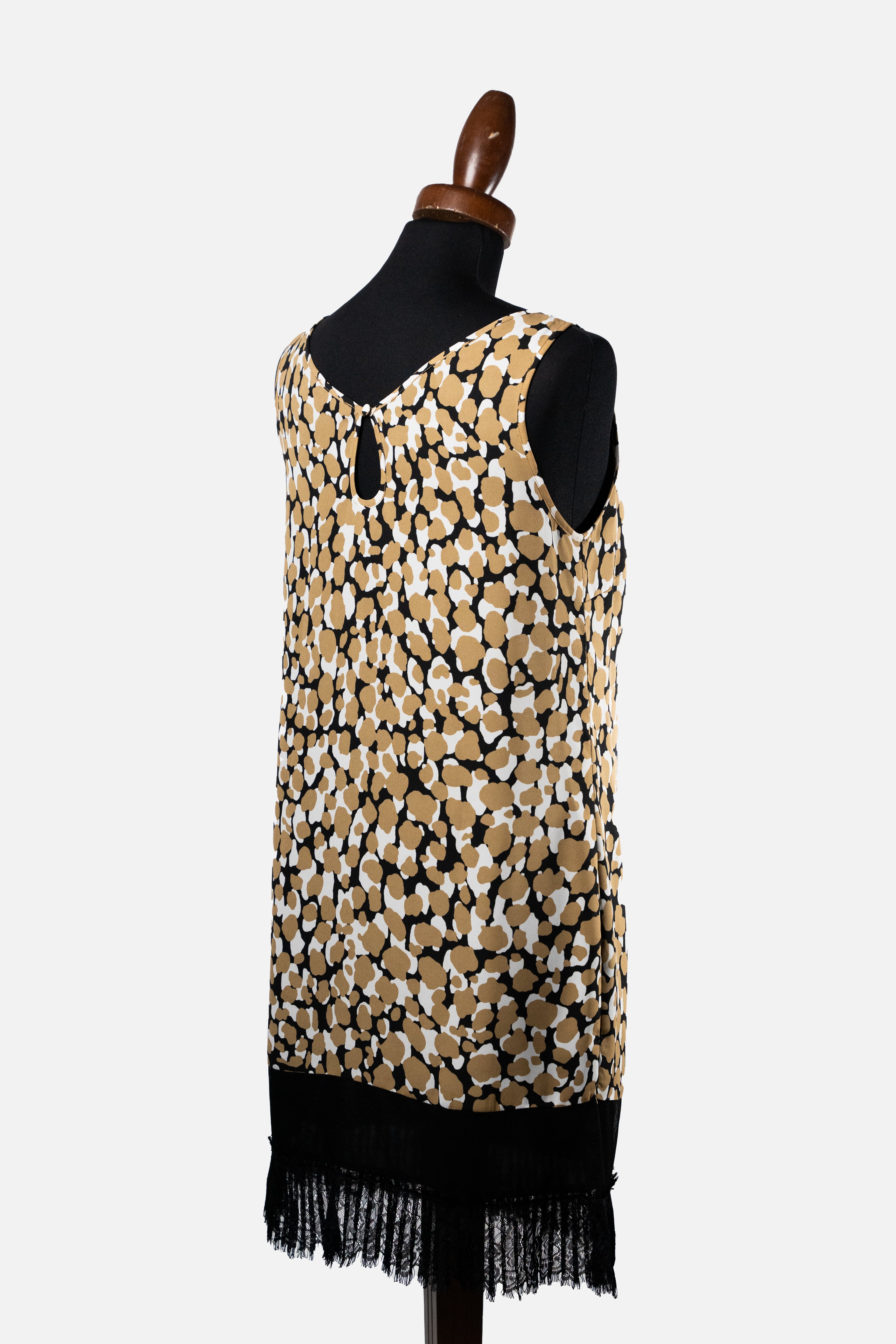 Patrizia Pepe Sleeveless Animal Print Dress