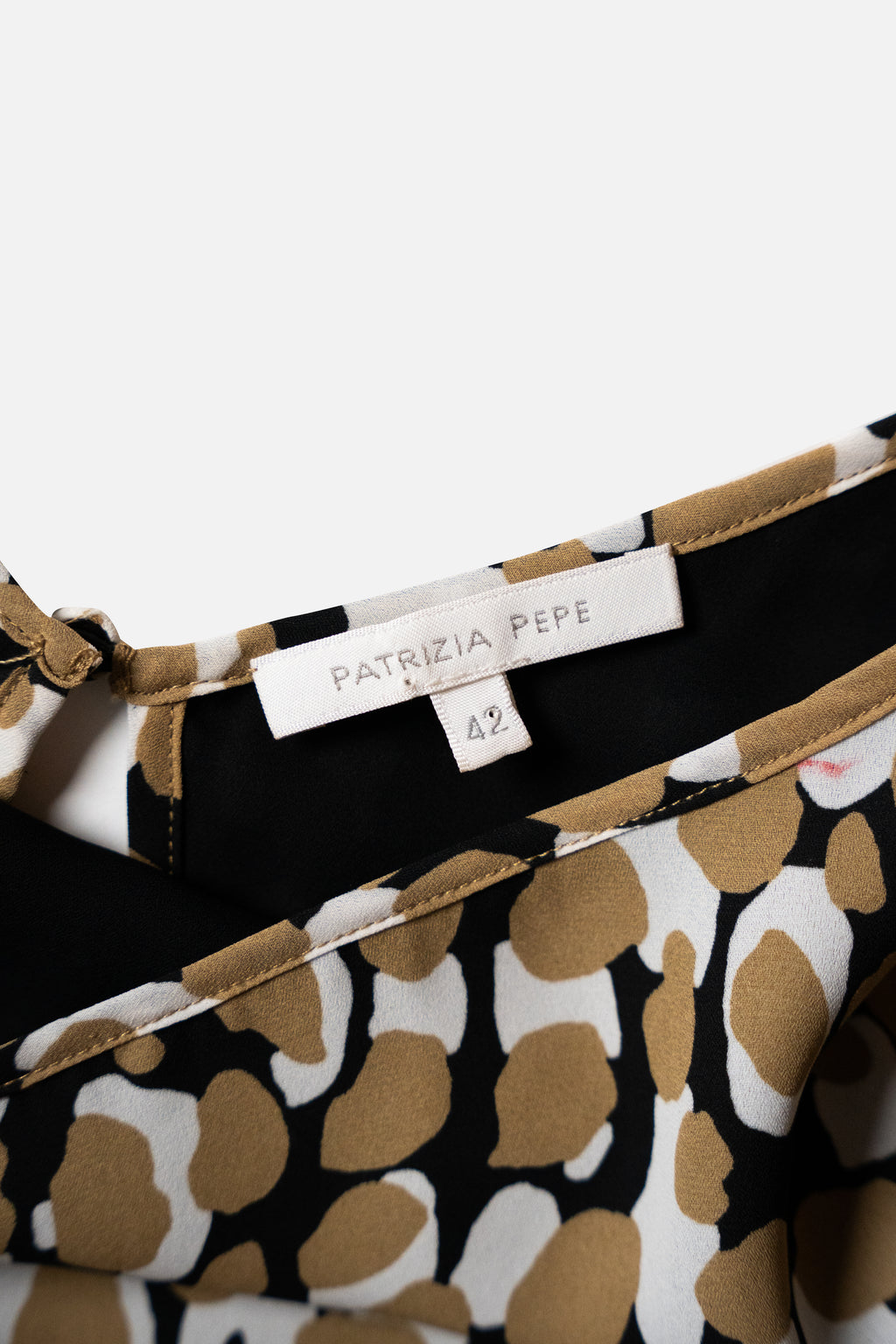 Patrizia Pepe Sleeveless Animal Print Dress