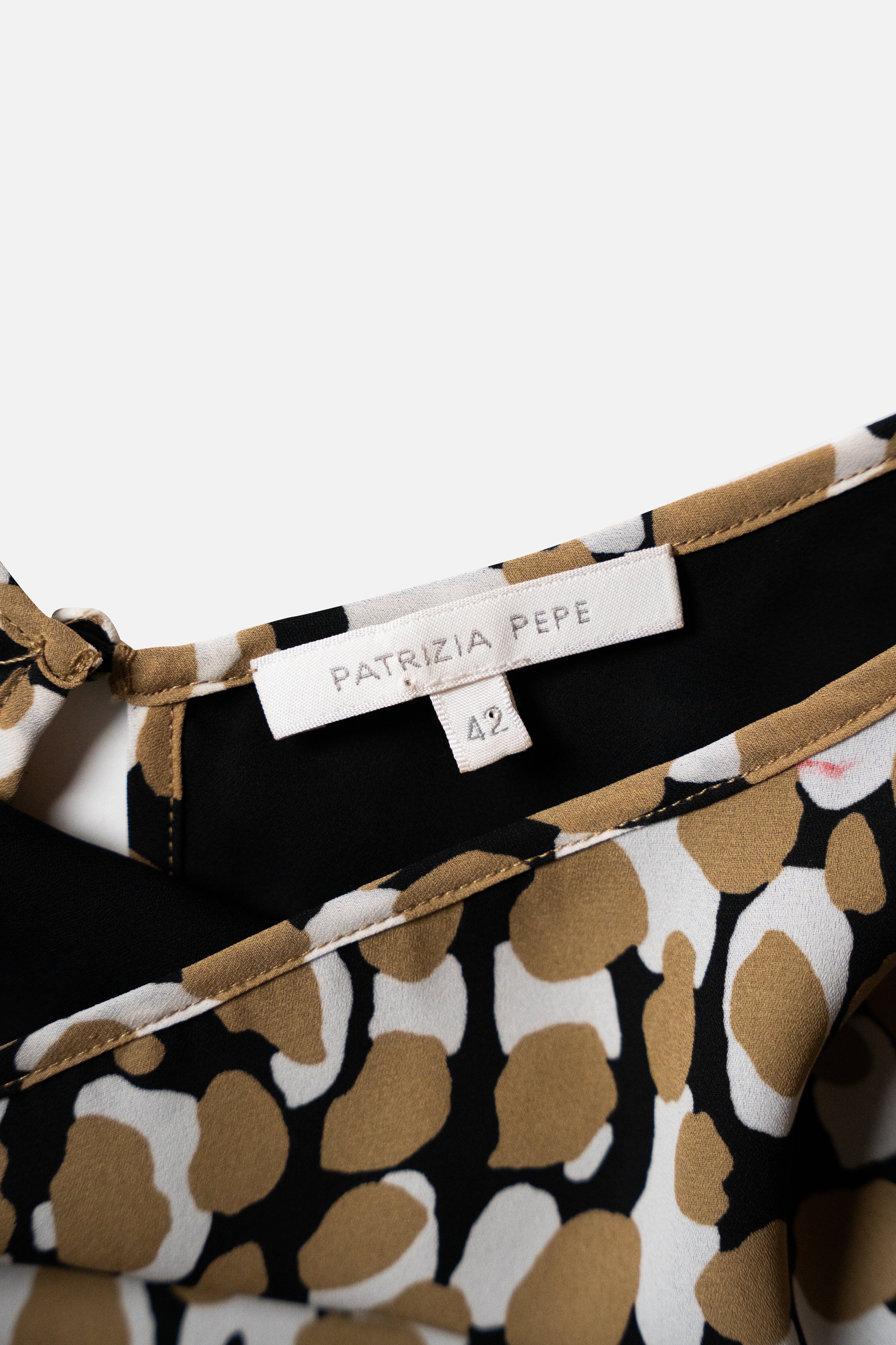 Patrizia Pepe Sleeveless Animal Print Dress