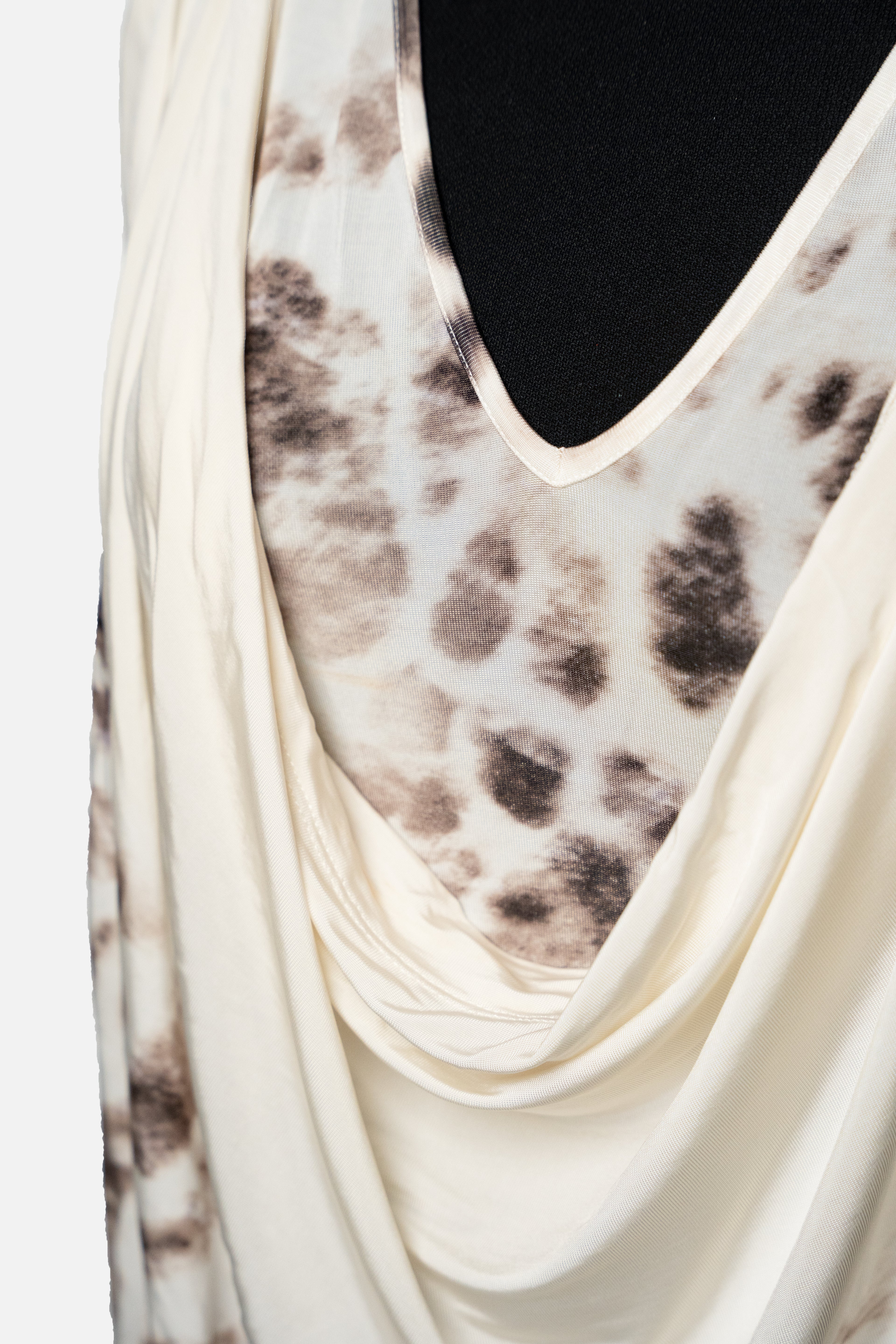 Just Cavalli Cowl Neck Top Leopard Print