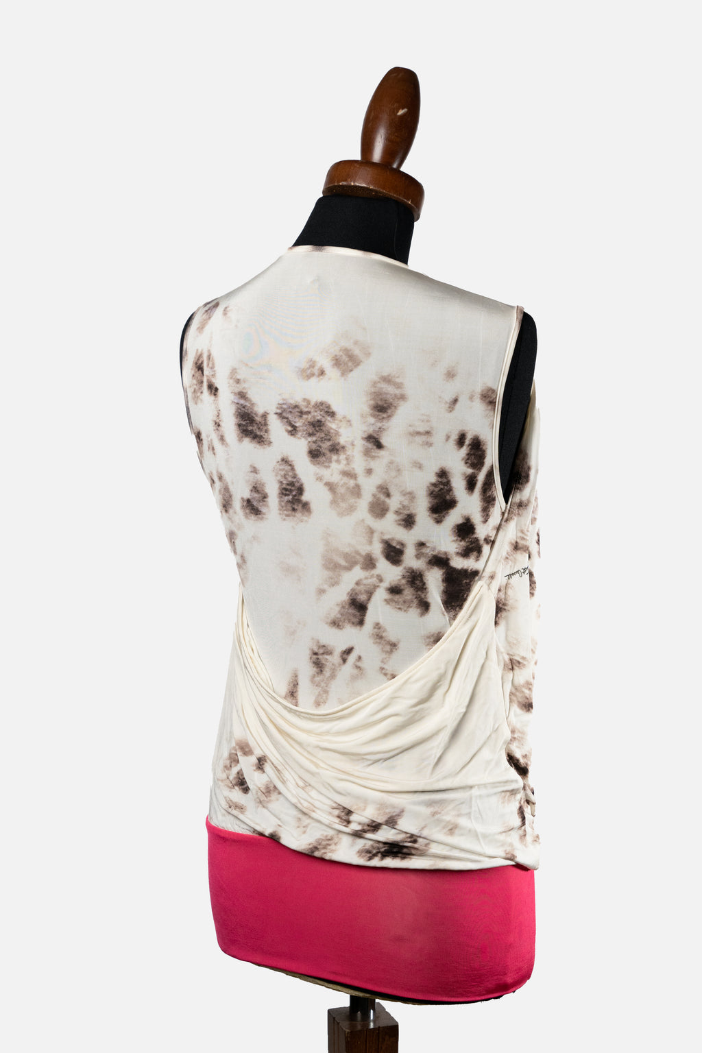 Just Cavalli Cowl Neck Top Leopard Print