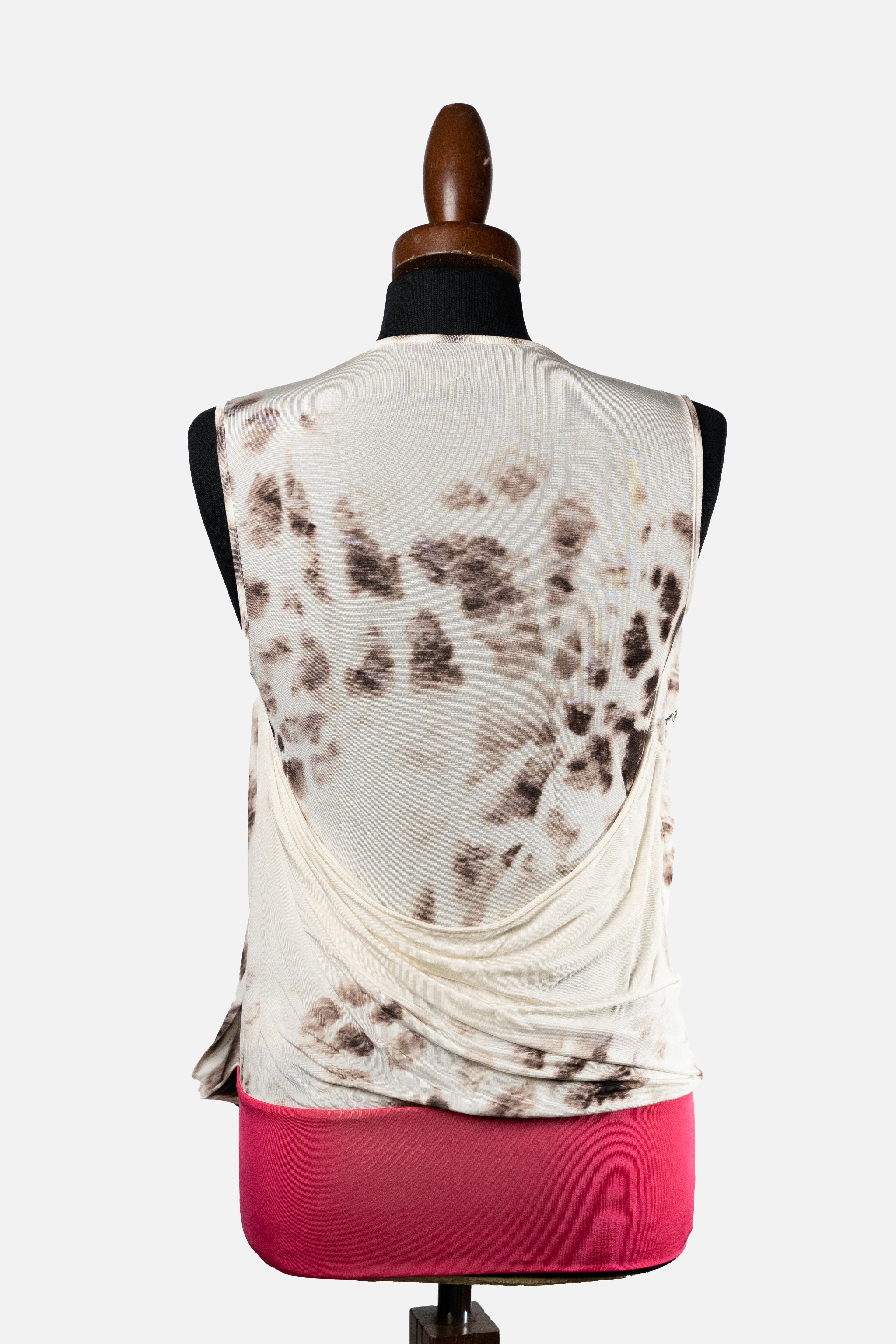 Just Cavalli Cowl Neck Top Leopard Print