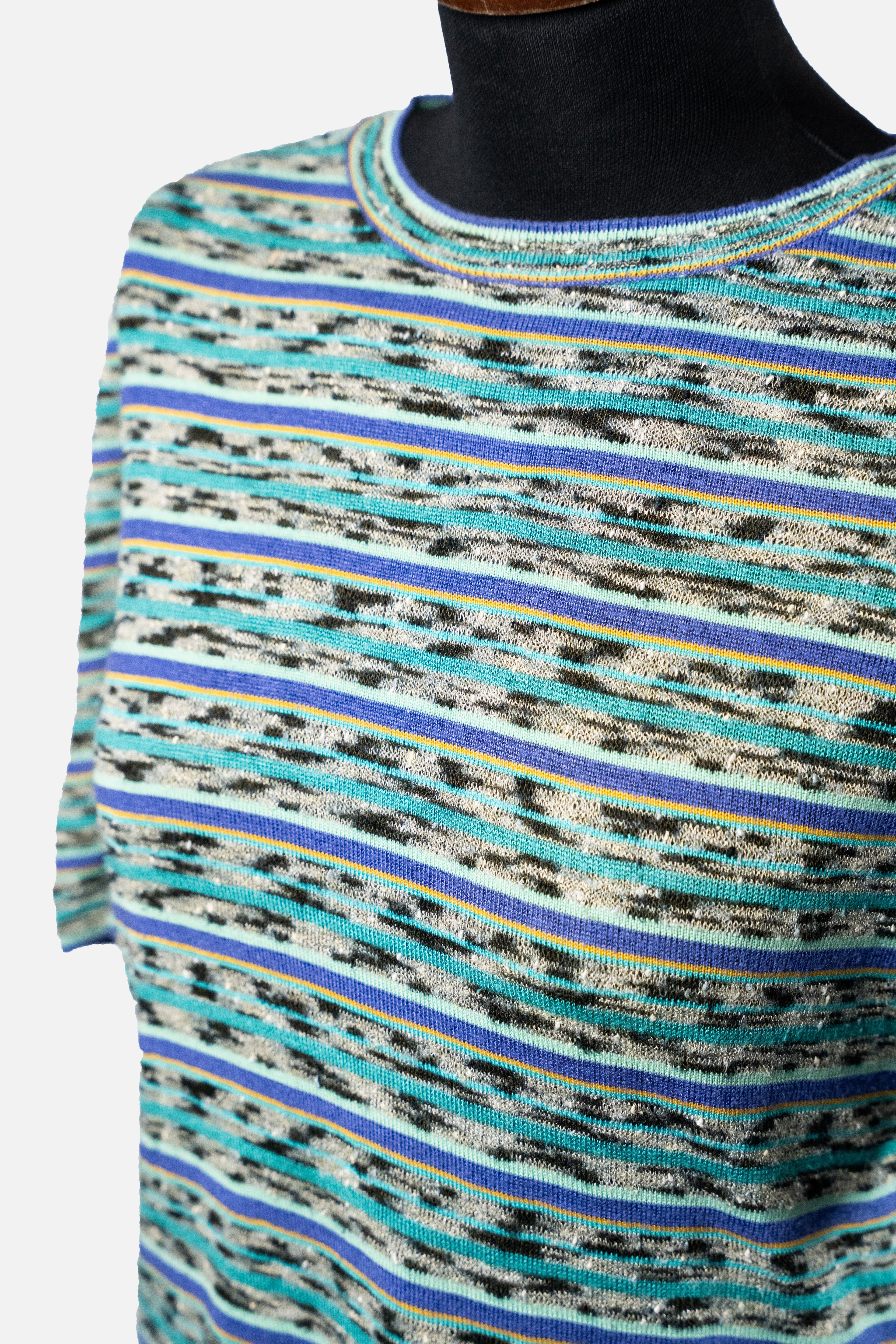 Missoni Sport Vintage Signature Stripe Knit T-Shirt
