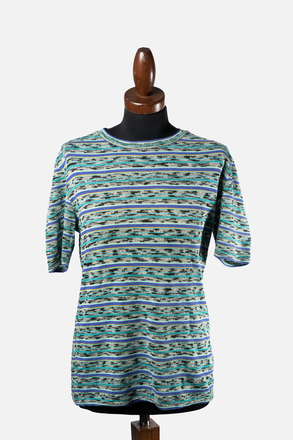 Missoni Sport Vintage Signature Stripe Knit T-Shirt