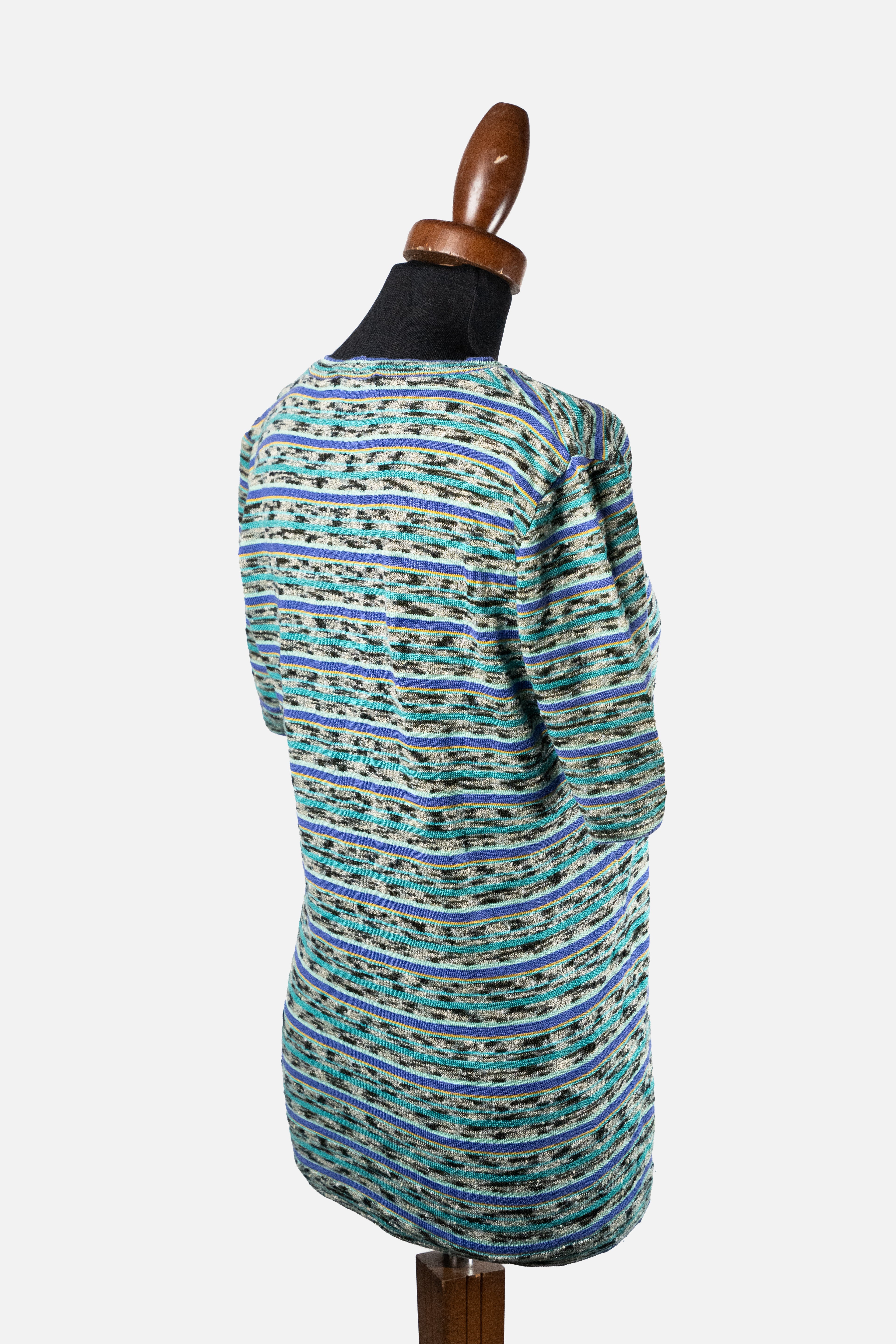 Missoni Sport Vintage Signature Stripe Knit T-Shirt