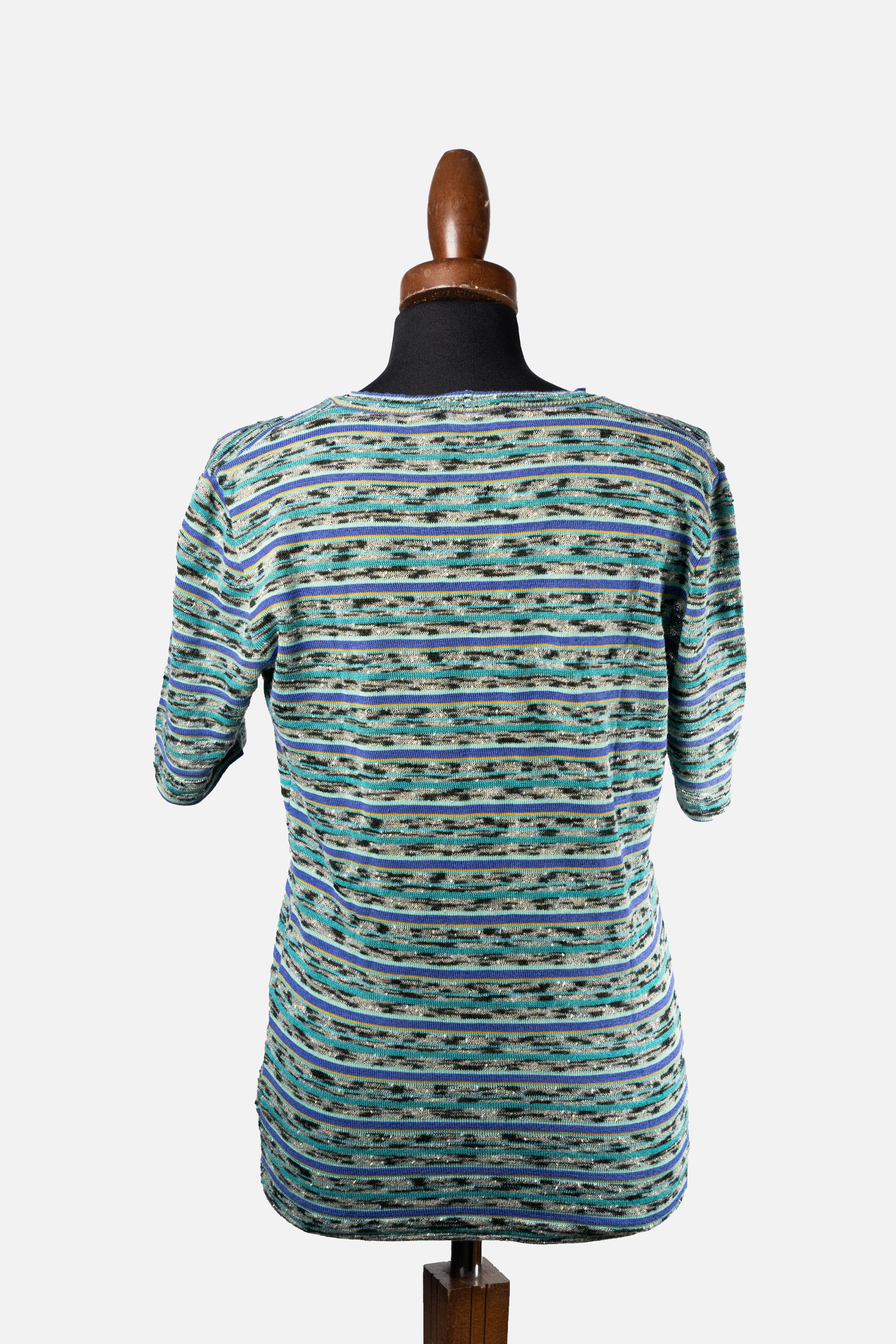 Missoni Sport Vintage Signature Stripe Knit T-Shirt