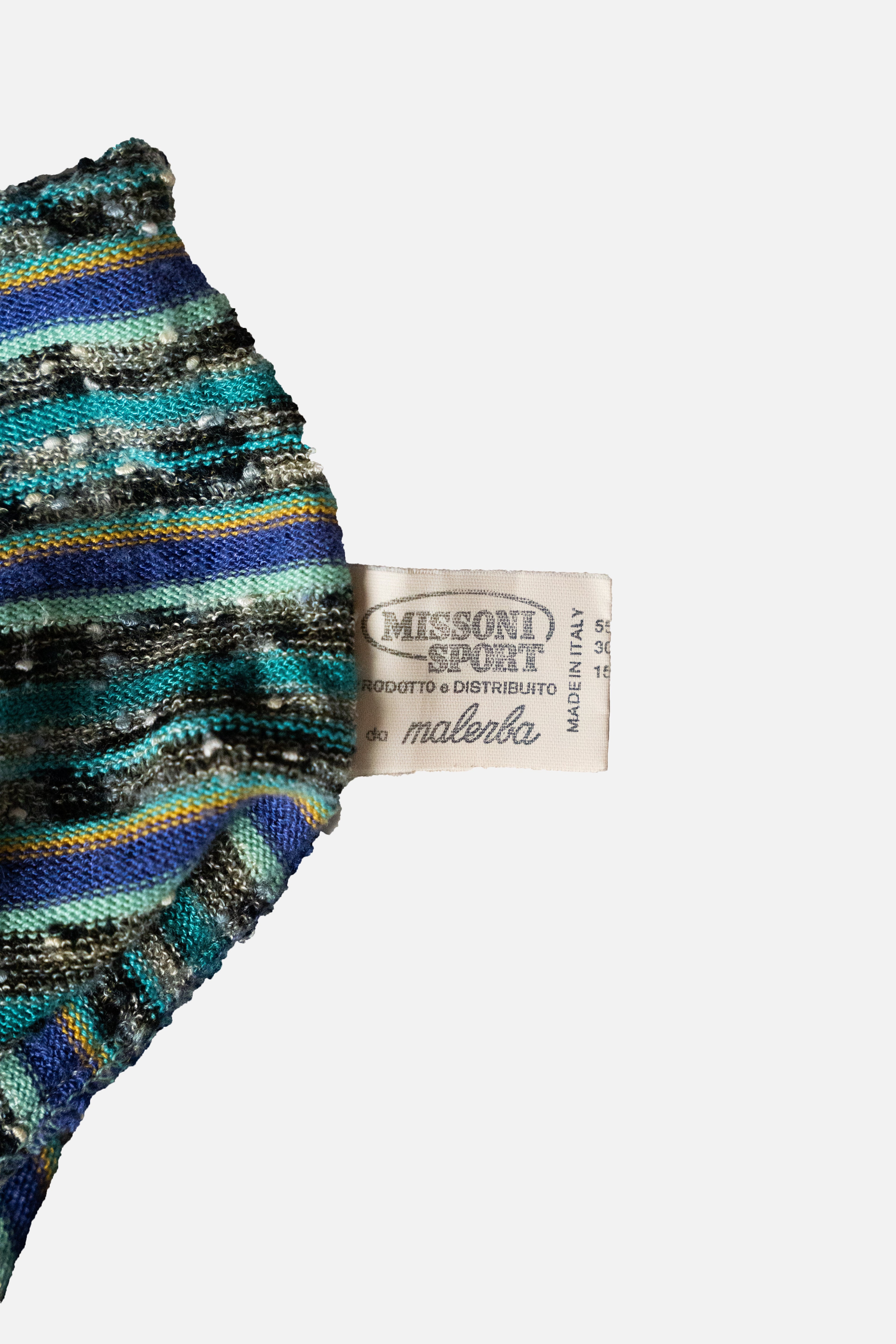 Missoni Sport Vintage Signature Stripe Knit T-Shirt