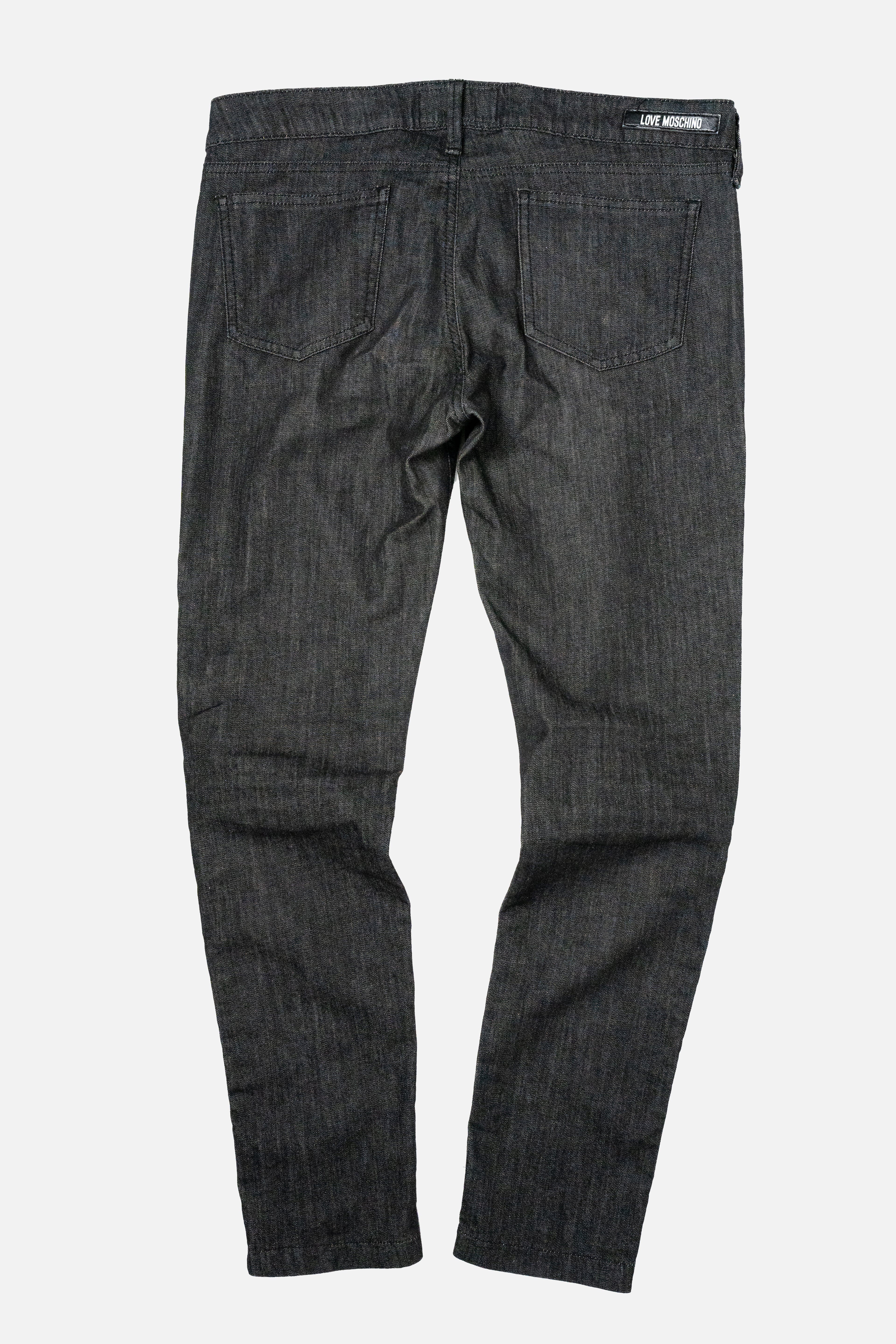 Love Moschino Rhinestone Stripe Jeans