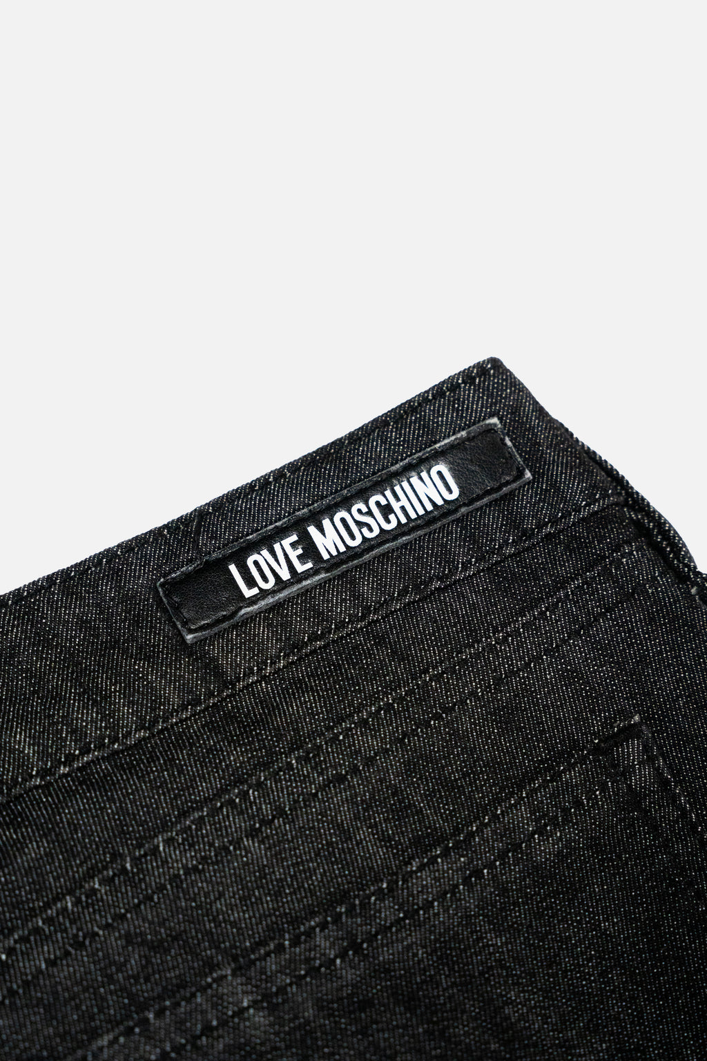Love Moschino Rhinestone Stripe Jeans