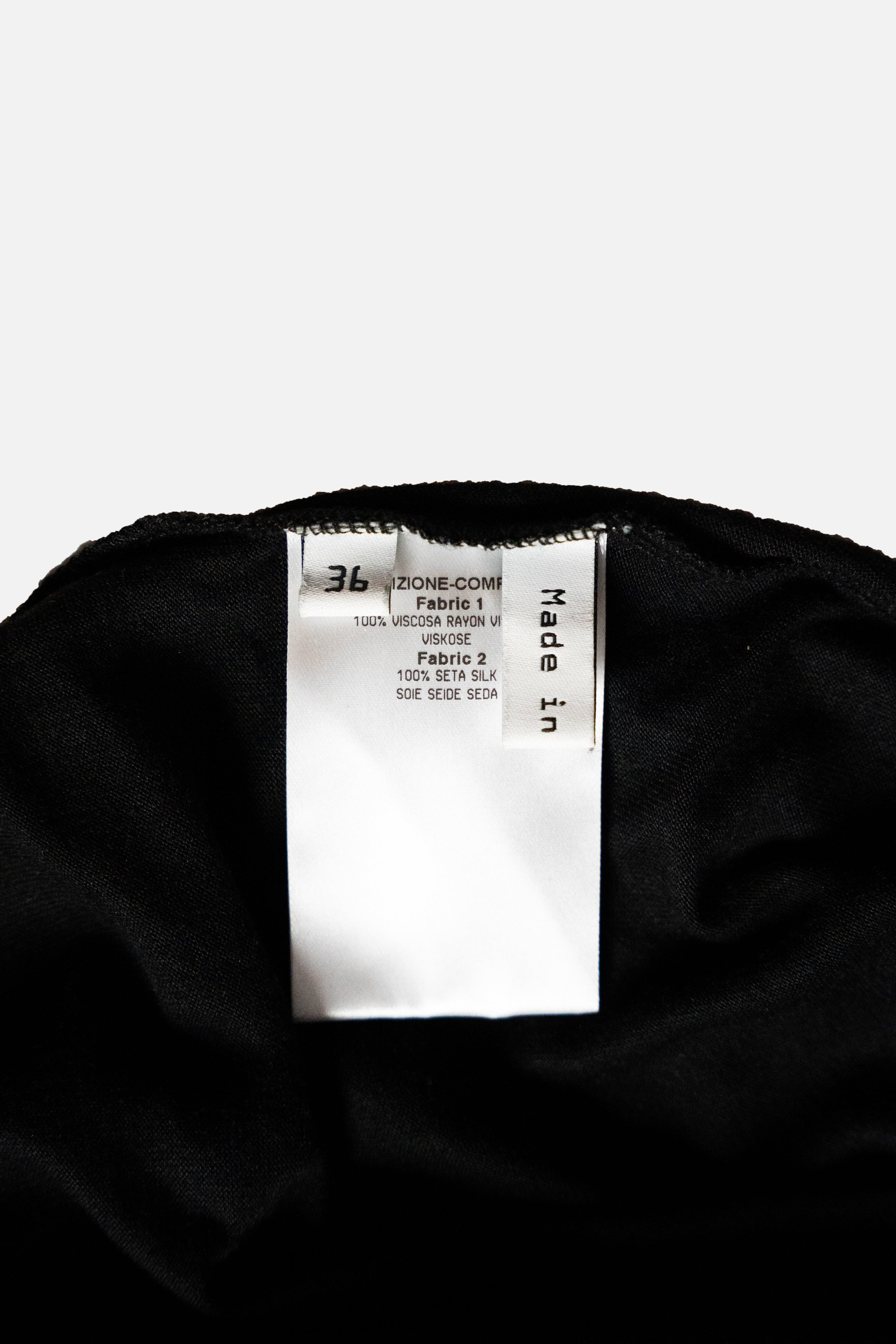Balenciaga Studded Asymmetric Ruffle Tunic