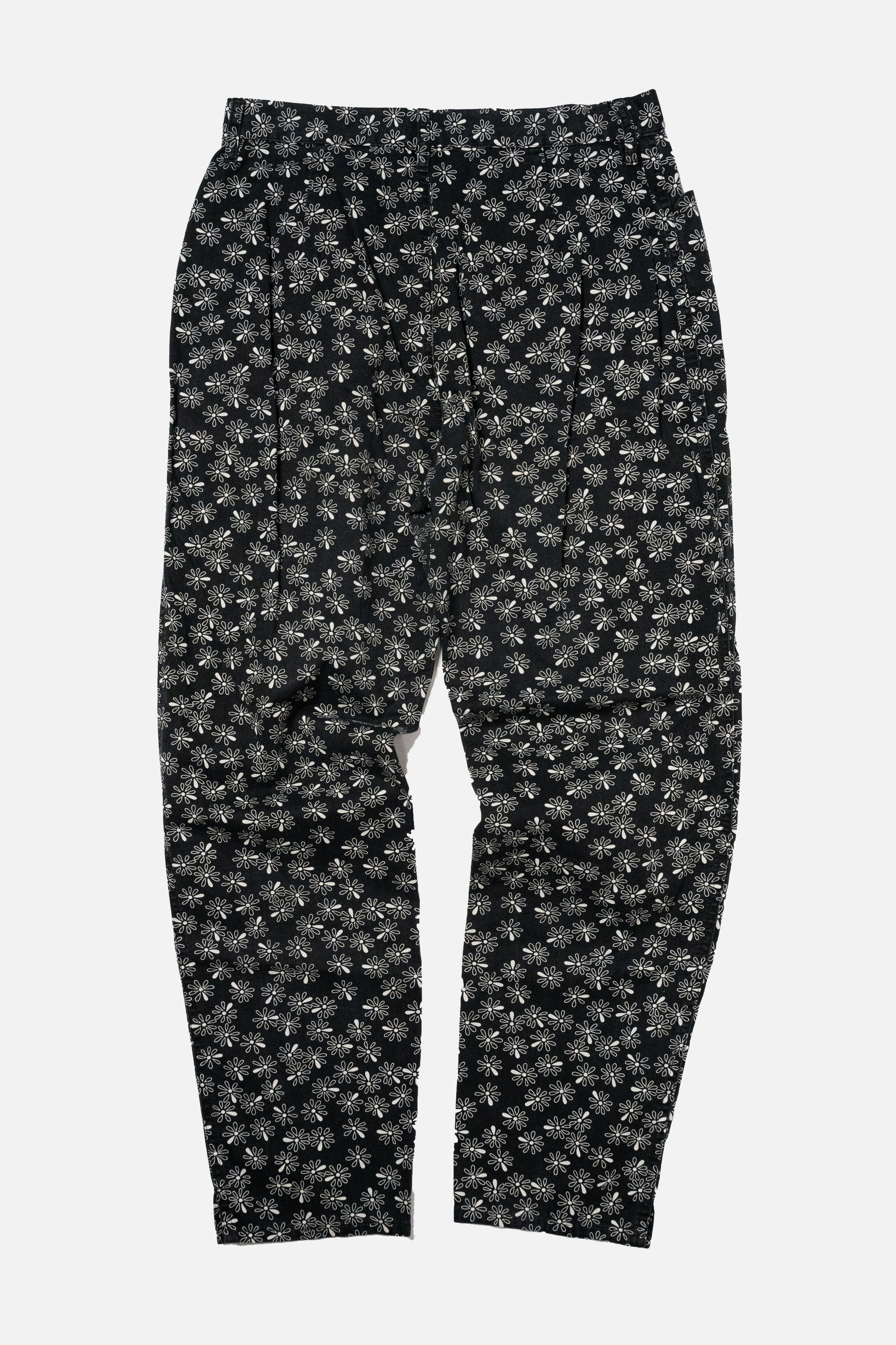 Moschino Jeans Vintage Daisy Print High-Waisted Trousers