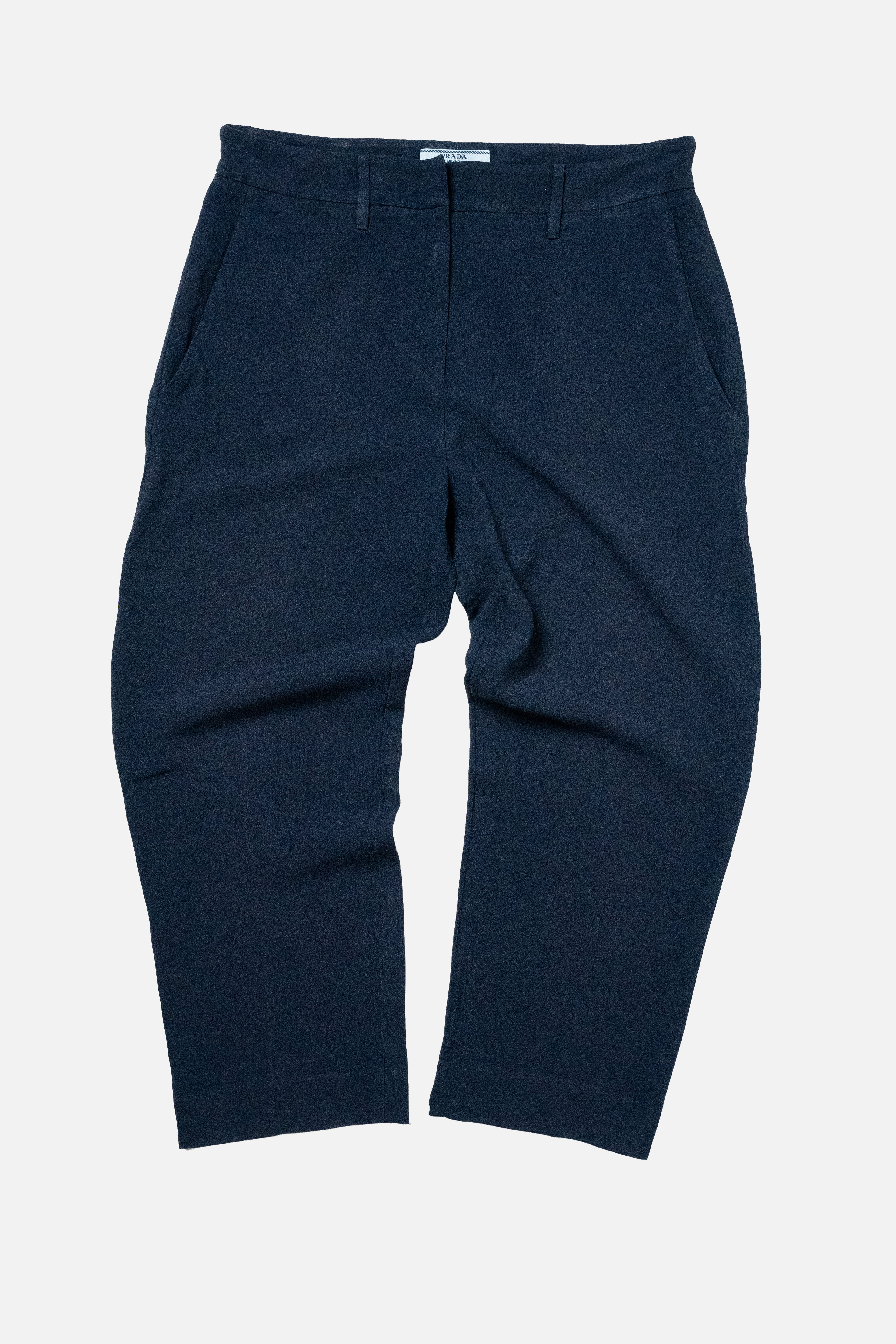 Prada Tailored Cropped Wide-Leg Trousers