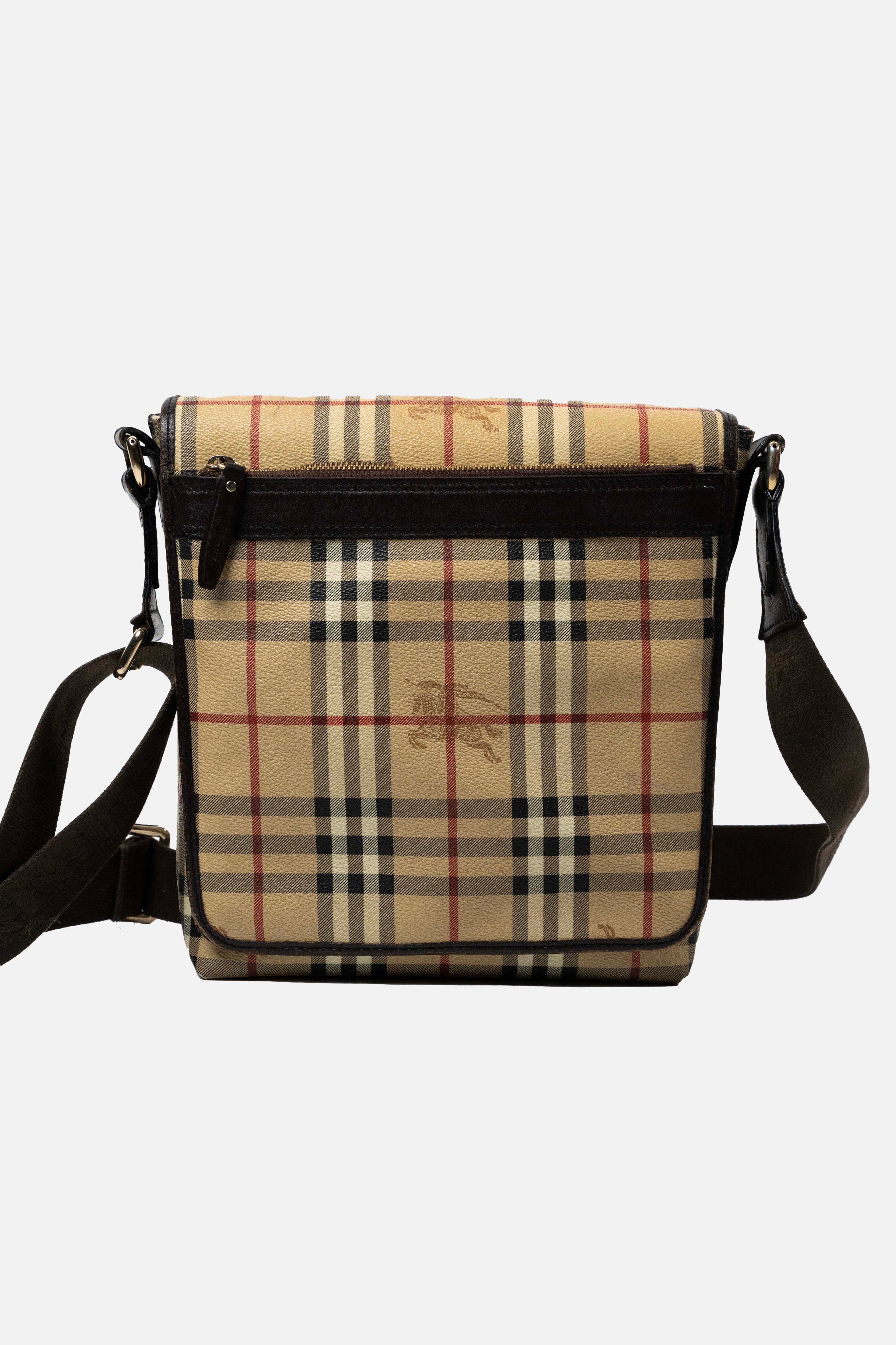 Burberry Check Messenger Bag