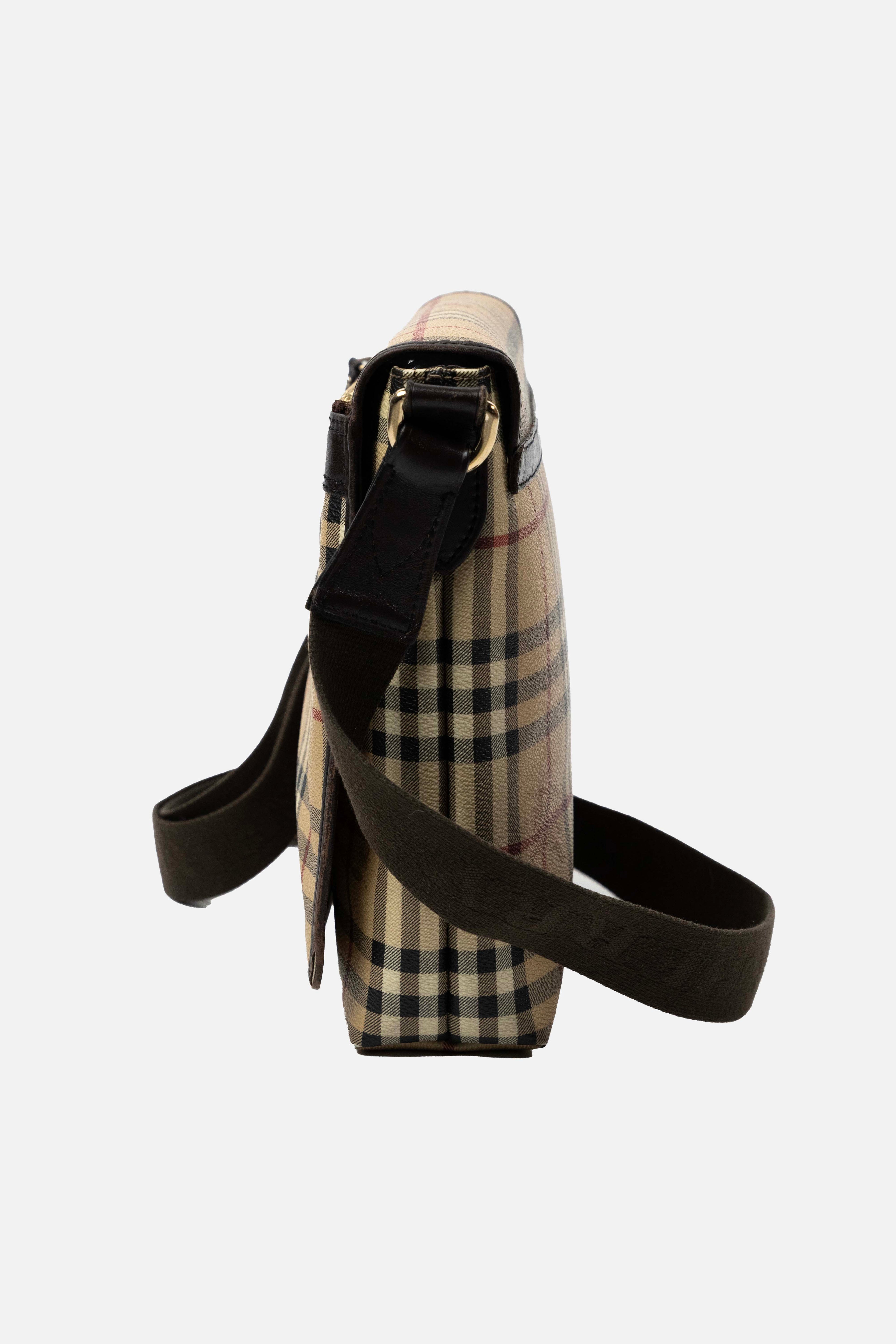 Burberry Check Messenger Bag