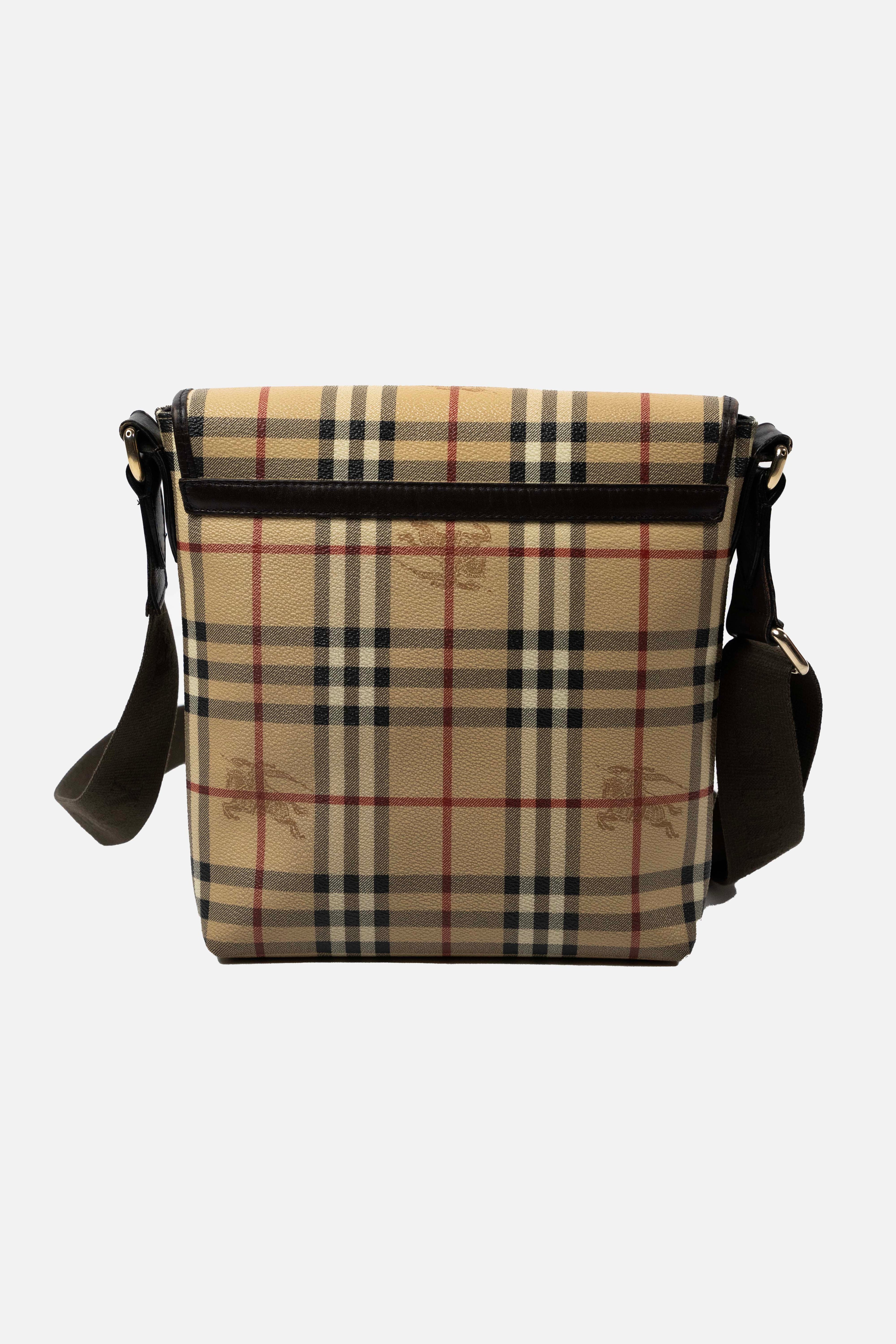 Burberry Check Messenger Bag